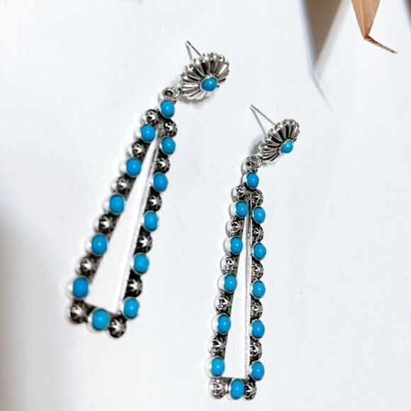 Boho statement earrings S279 - Picture 3 of 4